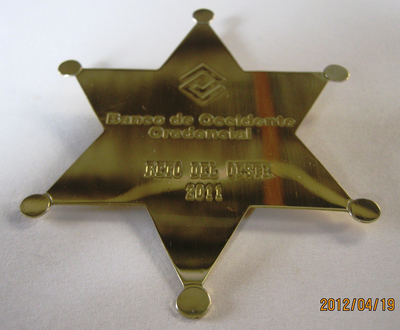 BANCO DE OCCIDENTE, ESTRELLA RETO DEL OESTE BANCO DE OCCIDENTE, AMA JOYERIA CORPORATIVA
