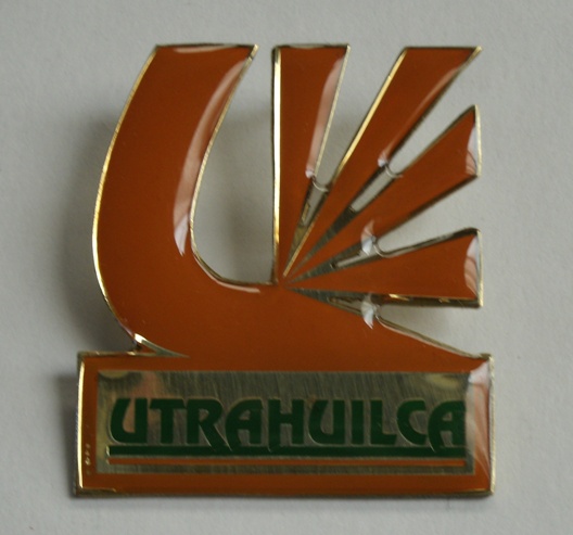 PIN DE SOLAPA, UTRAHUILCA, AMA JOYERIA CORPORATIVA, FOTOGRABADO