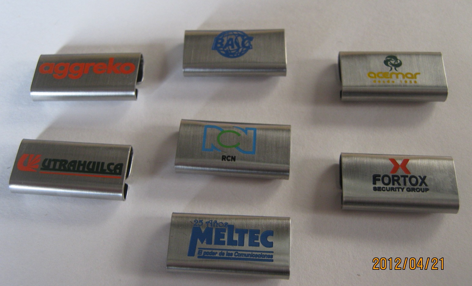 MELTEC, FORTOX, BASC, UTRAHUILCA, ACEMAR, AMA JOYERIA CORPORATIVA